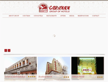 Tablet Screenshot of caravanhotels.com
